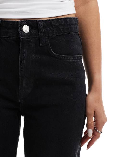 Mango – Matilda – Czarne jeansy z prostymi nogawkami, 3 z 5