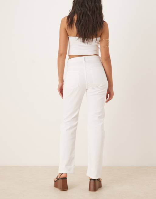 Mango - Matilda - Jean droit - Blanc, 2 de 5