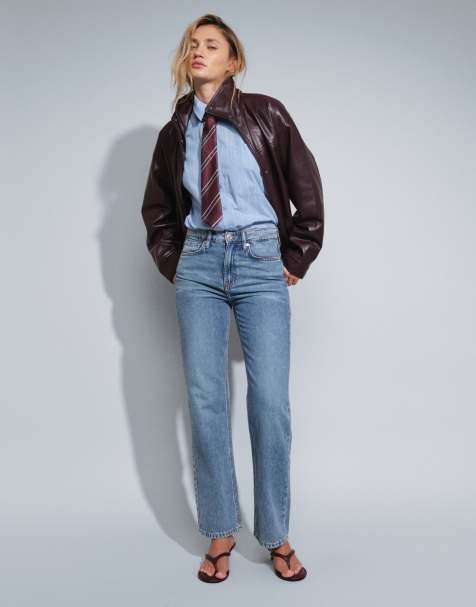 Mango - Matilda - Jean droit - Bleu clair - view 1