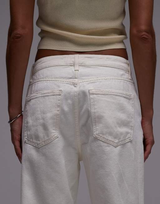 Mango - Matilda - Jeans dritti bianco sporco, 4 di 5