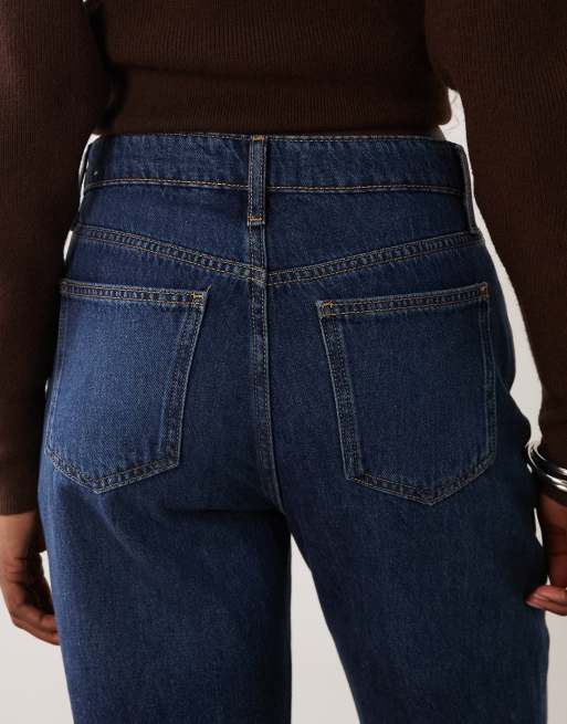 Mango - Matilda - Jeans dritti blu scuro, 4 di 5