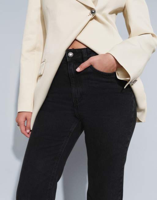 Mango - Matilda - Jeans dritti neri, 3 di 5
