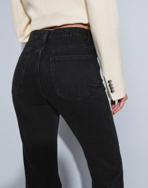Mango - Matilda - Jeans dritti neri, 4 di 5