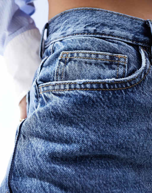 Mango – Matilda – Jeans in Dunkelblau mit geradem Bein, 5 von 5
