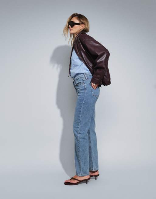 Mango - Matilda - Lyseblå jeans med lige ben, 2 af 5