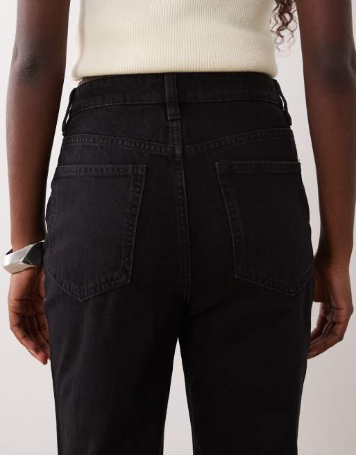 Mango Matilda straight leg jeans in black, 4 of 5