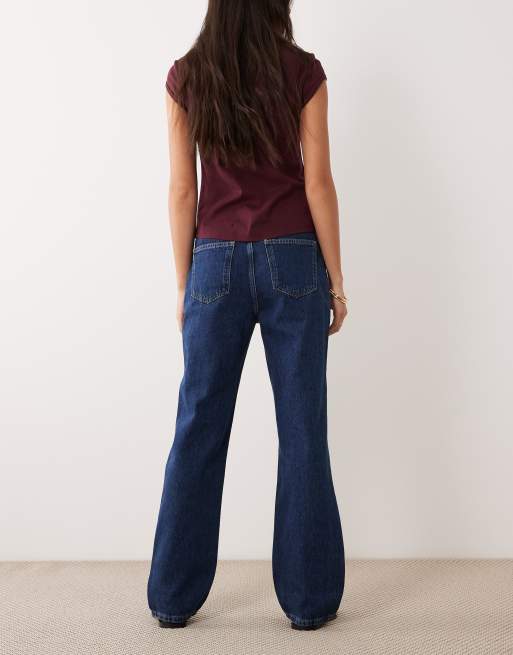 Mango Matilda straight leg jeans in dark blue , 2 of 5