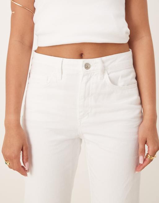 Mango Matilda straight leg jeans in white, 5 of 5