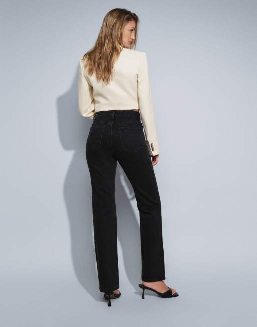 Mango – Matilda – Svarta jeans med raka ben, 2 av 5