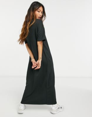 mango maxi shirt dress