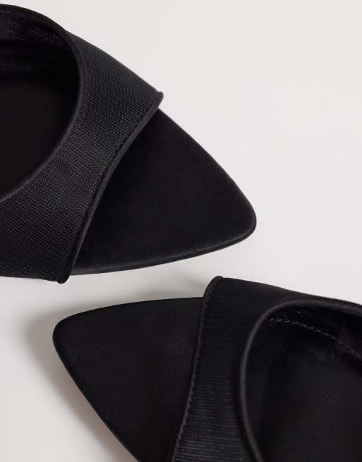 Mango mesh mules in black, 4 of 4
