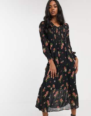 mango printed dress