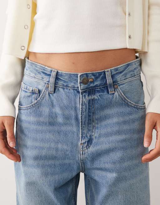 Mango Miami 100% cotton straight jean in light blue, 5 of 5