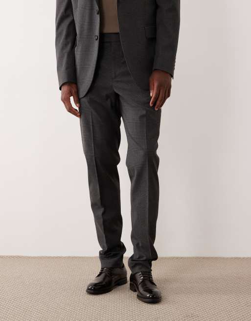Mango Miami slim fit tailored trouser co-ord in charcoal, 2 of 5