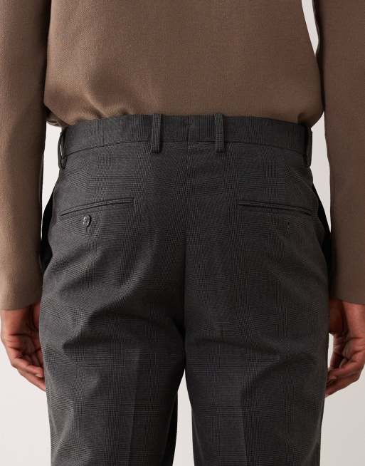 Mango Miami slim fit tailored trouser co-ord in charcoal, 5 of 5