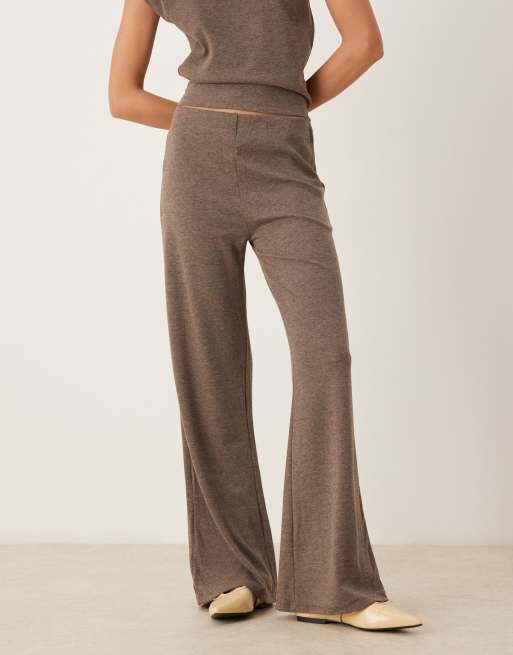 Mango – Michi – Bruna, raka, mjuka byxor, del av set, 2 av 5