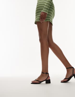 Mango Micro Block Heel Sandals