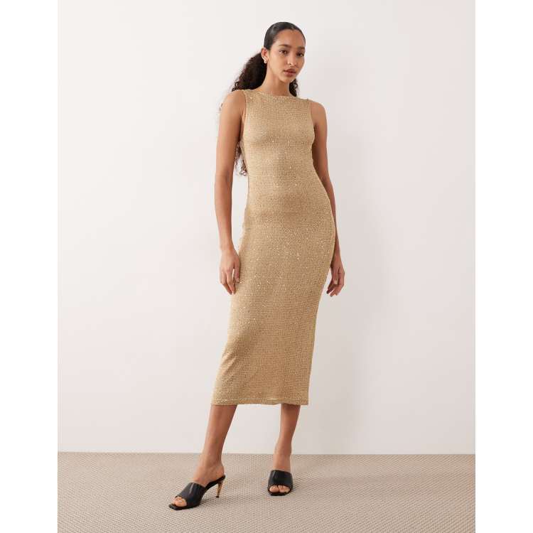 clear sequin dress Opaline Sequin Strapless Gown in Glisten Clear