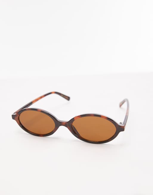 Mango micro tortoise shell sunglasses in brown | ASOS display picture 3