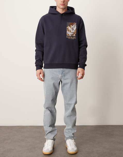 Mango mid waist straight leg jean in light blue - view 1