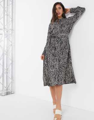 mango midi shirt dress