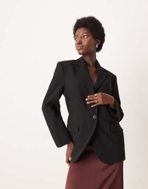 Mango - Mila - Blazer sartoriale nero vestibilità comoda - view 1