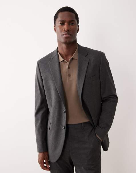 Mango - Milan - Blazer d'ensemble ajusté élégant - Anthracite - view 1