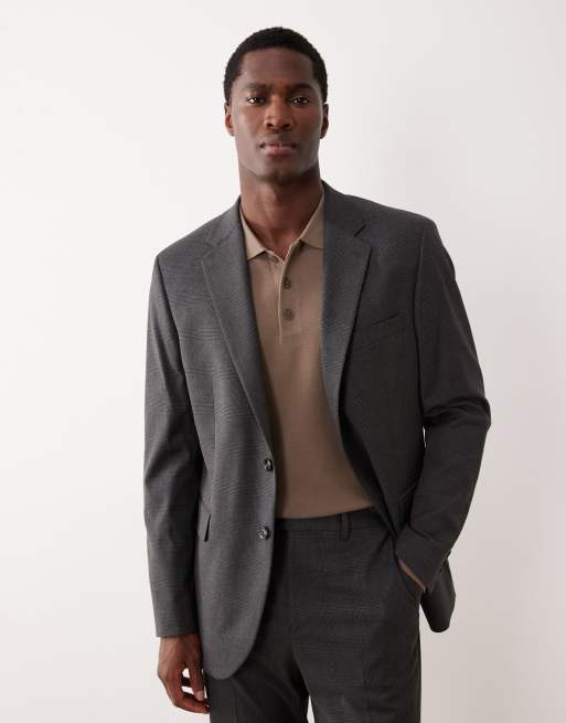 Mango - Milan - Blazer sartoriale slim color antracite in coordinato