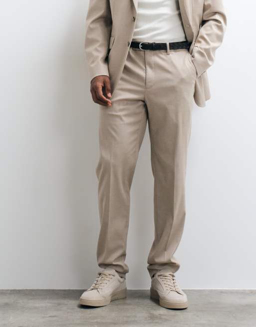 Mango - Milan - Pantaloni da abito slim écru in coordinato, 3 di 5