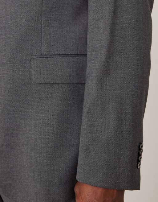 Mango - Milan - Slim-fit blazer in grijs, deel van co-ord set, 5 van 5