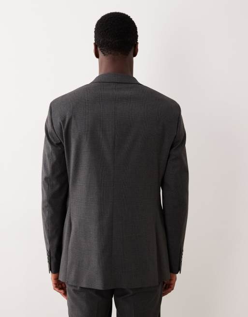 Mango - Milan - Slim-fit elegante blazer in antracietgrijs, deel van co-ord set, 3 van 5