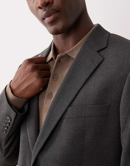 Mango - Milan - Slim-fit elegante blazer in antracietgrijs, deel van co-ord set, 5 van 5