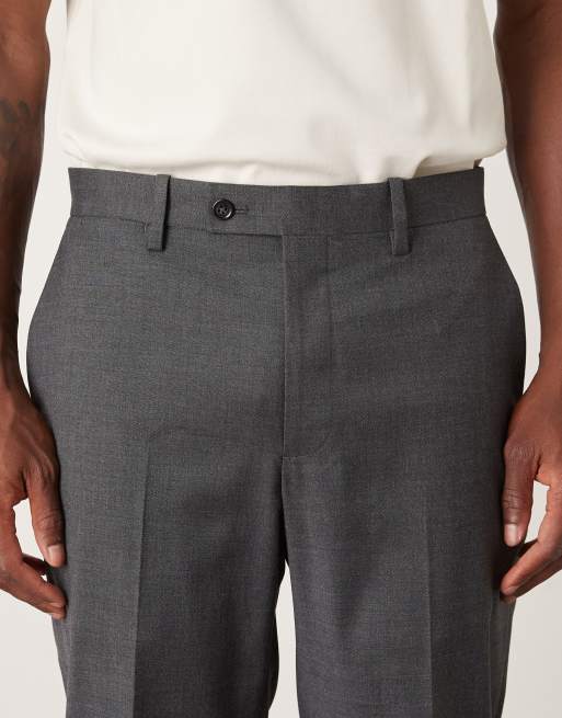 Mango Milan slim fit trousers in grey  , 5 of 5