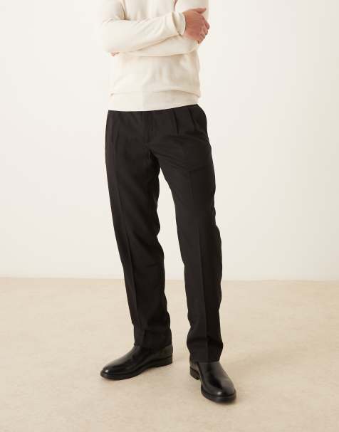 Mango Milo tailored pants in black - view 1