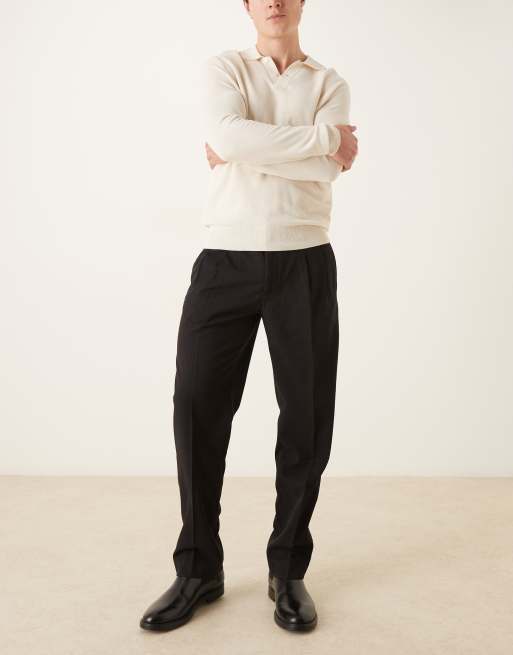 Mango Milo tailored trouser in black, 2 of 5