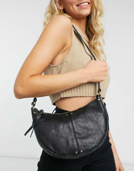 Black Mini Crescent bag