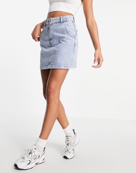 Jupes En Jean Jupes En Jean Jupes Longues Et Mini Jupes Pour Femme Asos