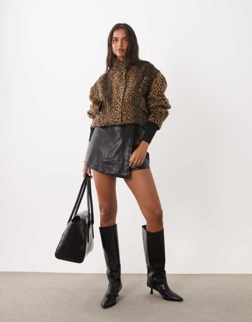 Mango mini-jupe noire, 3 de 5