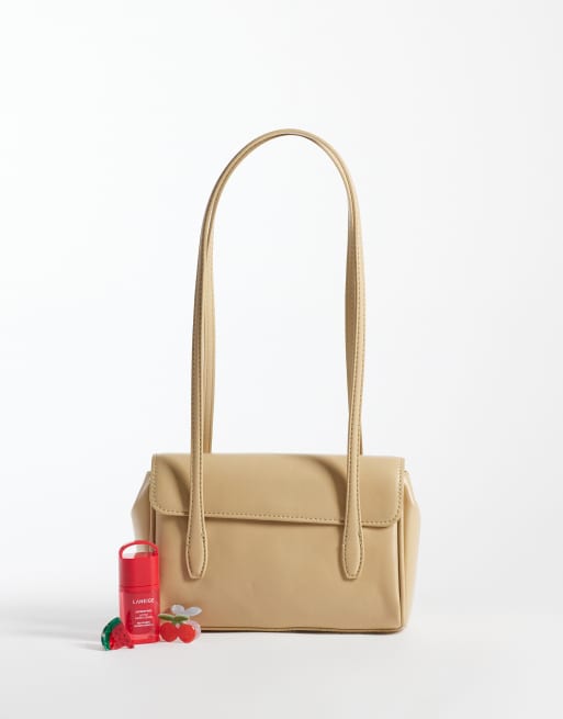 Mango mini sac porté épaule jaune beurre, 2 de 4
