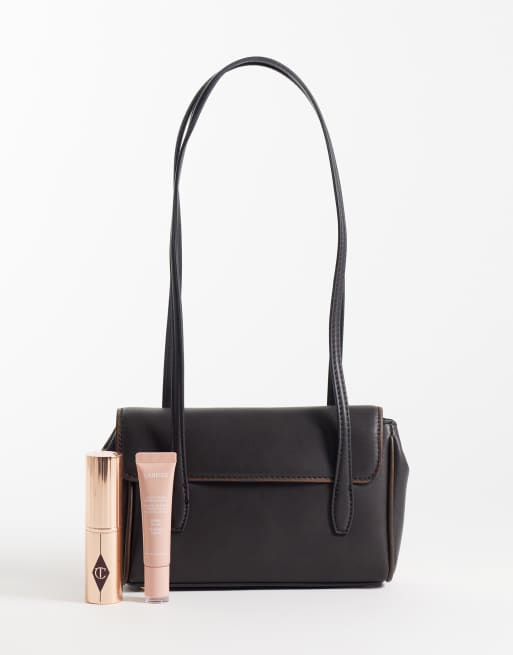 Mango mini shoulder bag in black, 4 of 4