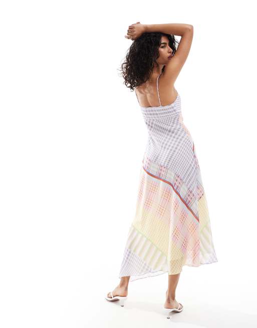midi white square neck dress Shop Off-White Square Neck Midi Dress With Front Slit - for Women | OUTZIDR
