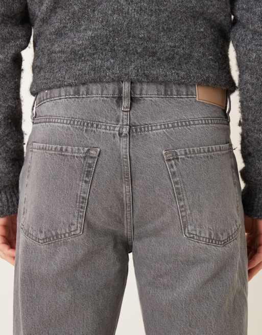 Mango – Moby – Grå, raka jeans i 100% bomull, 4 av 5