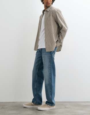 Mango Moby Straight Jean In Blue
