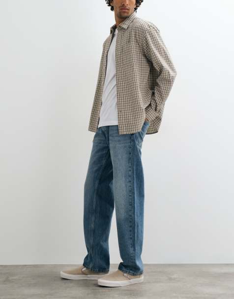 Mango Moby straight jean in light blue  - view 1