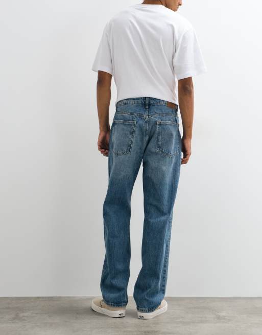 Mango Moby straight jean in light blue , 3 of 5