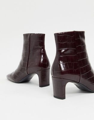 mango croc boots