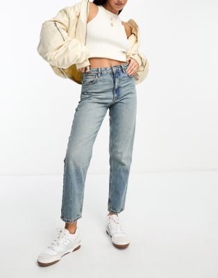 Don't Think Twice Tall DTT Tall Veron relaxed fit mom jeans in