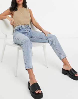 mango comfort mom jeans