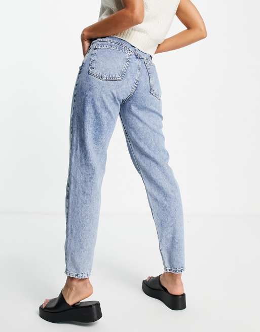 Mango mom jeans in blue | ASOS