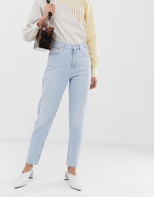 mango slim mom jeans